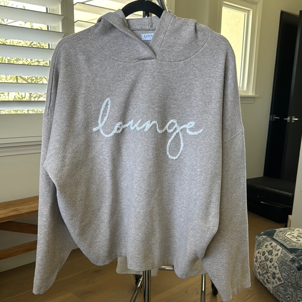 Gray Lounge Hoodie
